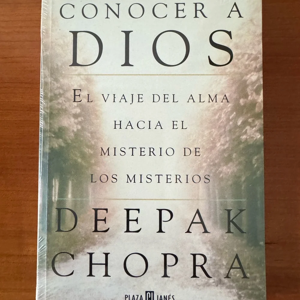 Conocer a Dios‎ por Deepak Chopra Libro en Español Espiritualidad Interior Paz